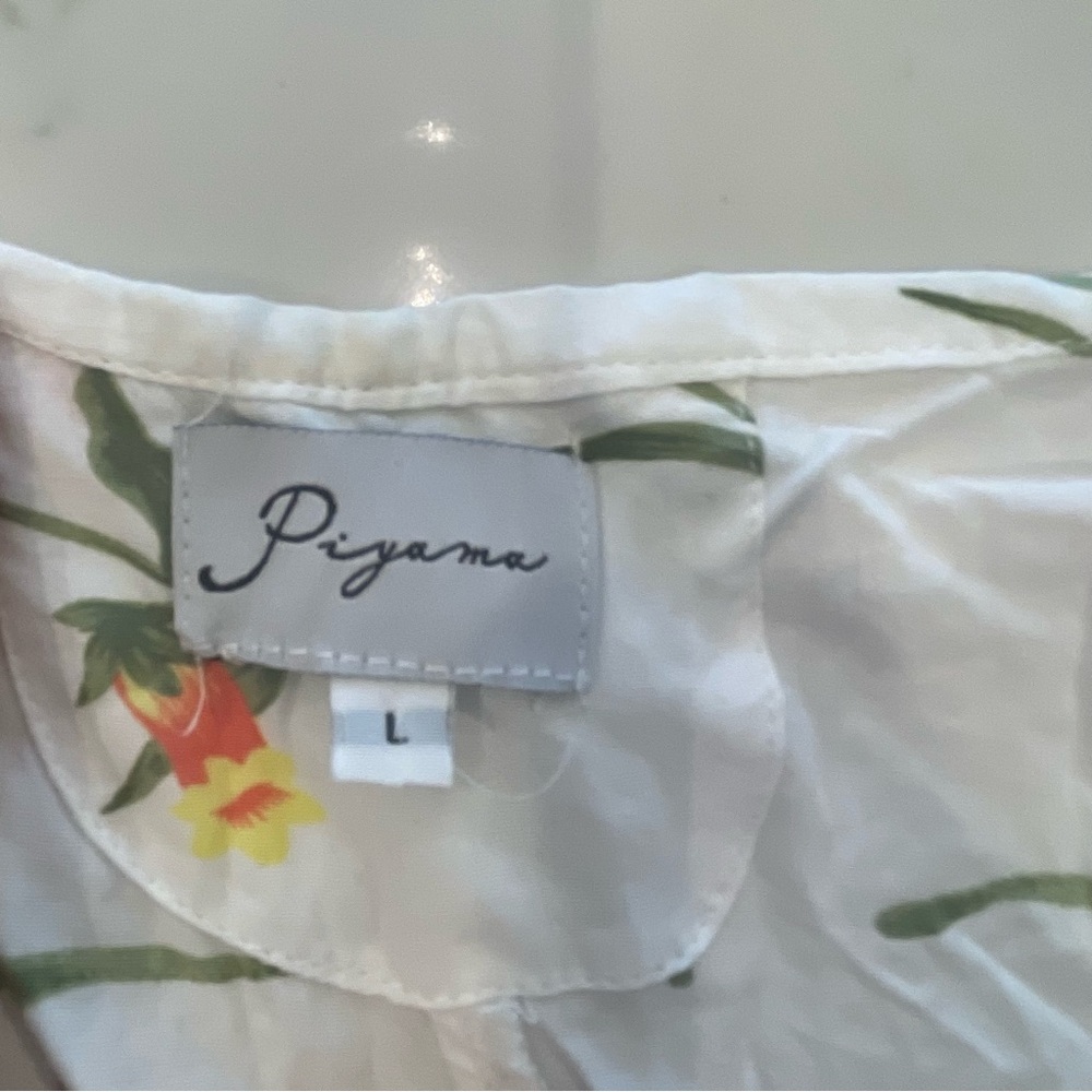Worn ONCE! Piyama Floral Romper w Elastic Waistband - Picture 7 of 11
